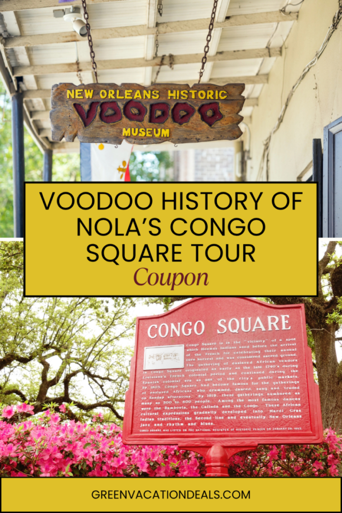 New Orleans Voodoo History Tour Congo Square Coupon True Voodoo History of NOLA's Congo Square with Local Guide Tour Coupon