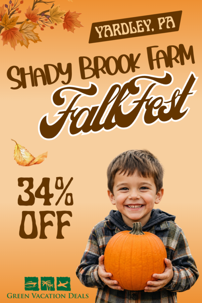 Shady Brook Farm Coupon Discount Shady Brook Farm FallFest Yardley Coupon: 34% Off
