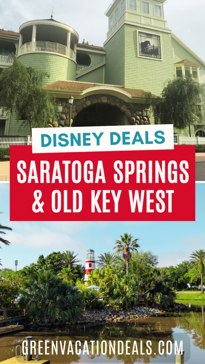 Disney Deals for Saratoga Springs and Old Key West Resort hotels