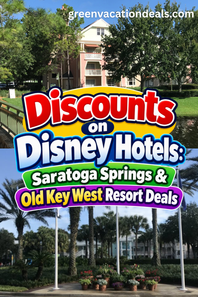 Discounts on Disney Hotels: Saratoga Springs and Old Key West Resort deals