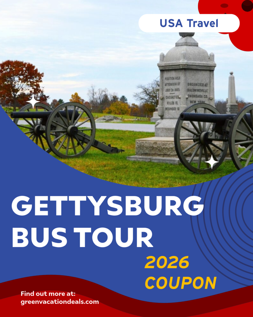 Gettysburg bus tour 2026 coupon - USA travel tips