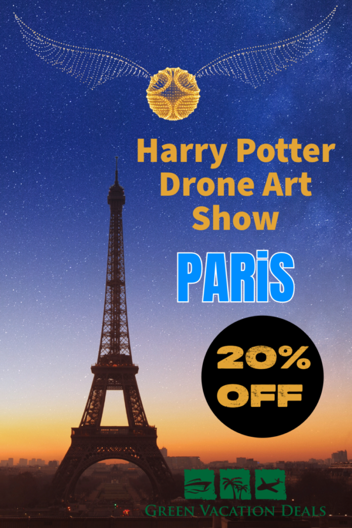 Harry Potter Drone Art Show Paris Discount Ticket Harry Potter Drone Art Show Paris Discount Code: Save 20%