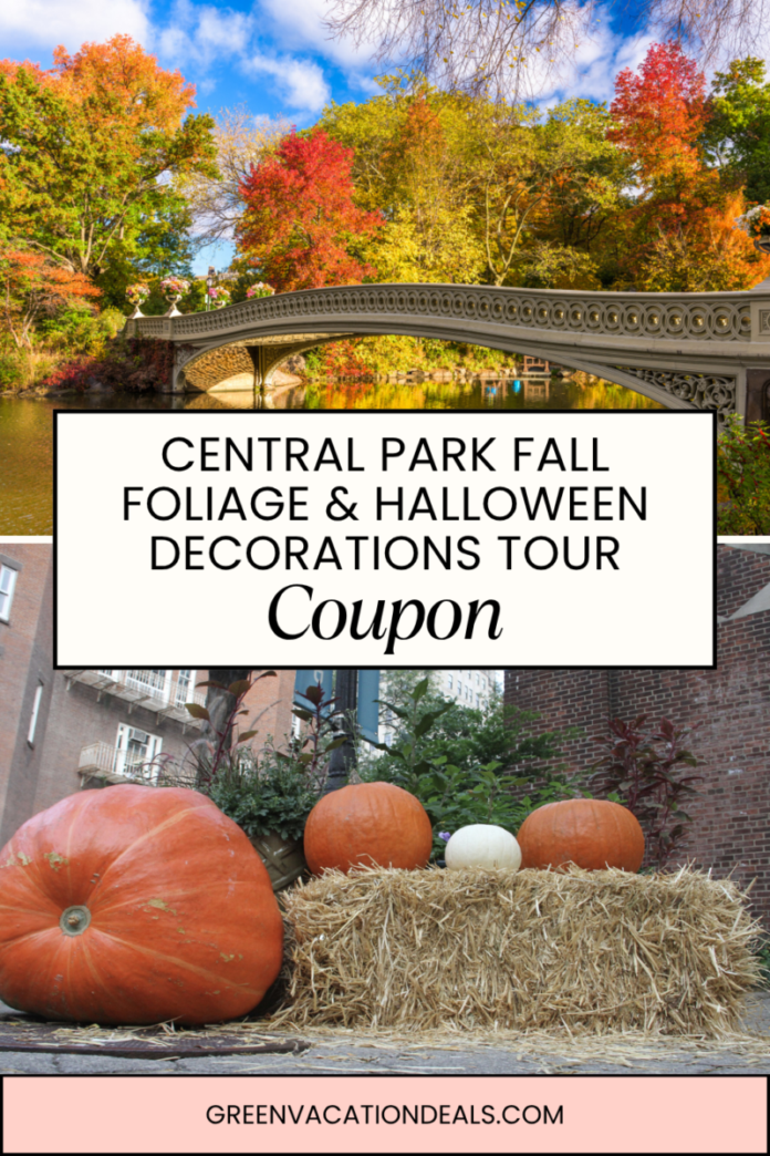 Central Park Fall Foliage Halloween Tour Coupon Central Park Fall Foliage & Halloween Decorations Tour Coupon Code: Save 13% on a New York City fall pedicab tour