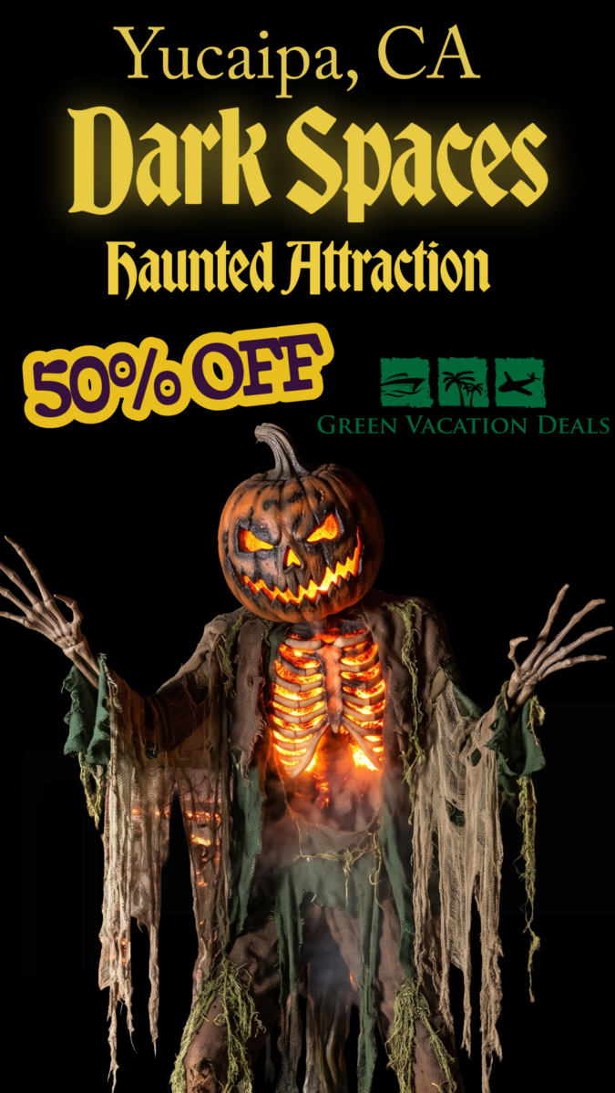 Dark Spaces Haunted Attraction Yucaipa California Coupon Dark Spaces Haunted Attraction Yucaipa CA Promo Code: 50% off a spooky Inland Empire attraction