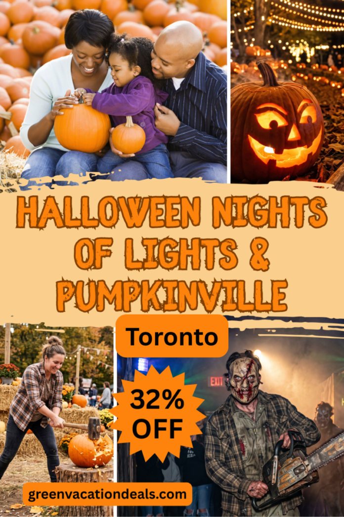 Halloween Nights Lights Pumpkinville Toronto Promo Code Halloween Nights of Lights + Pumpkinville Coupon Code: 32% Off