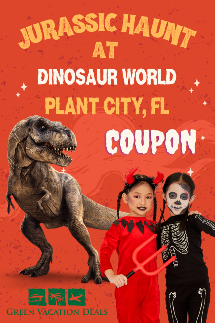 Jurassic Haunt at Dinosaur World Plant City Coupon Code