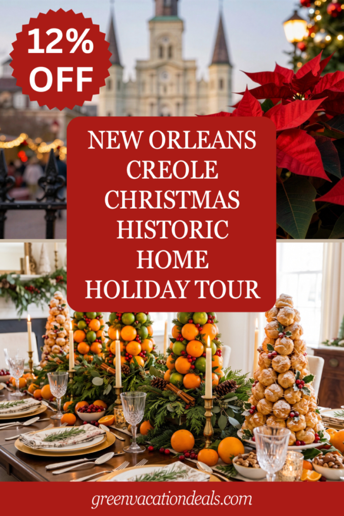 New Orleans Creole Christmas Historic Home Holiday Tour Promo Code: 12% Off