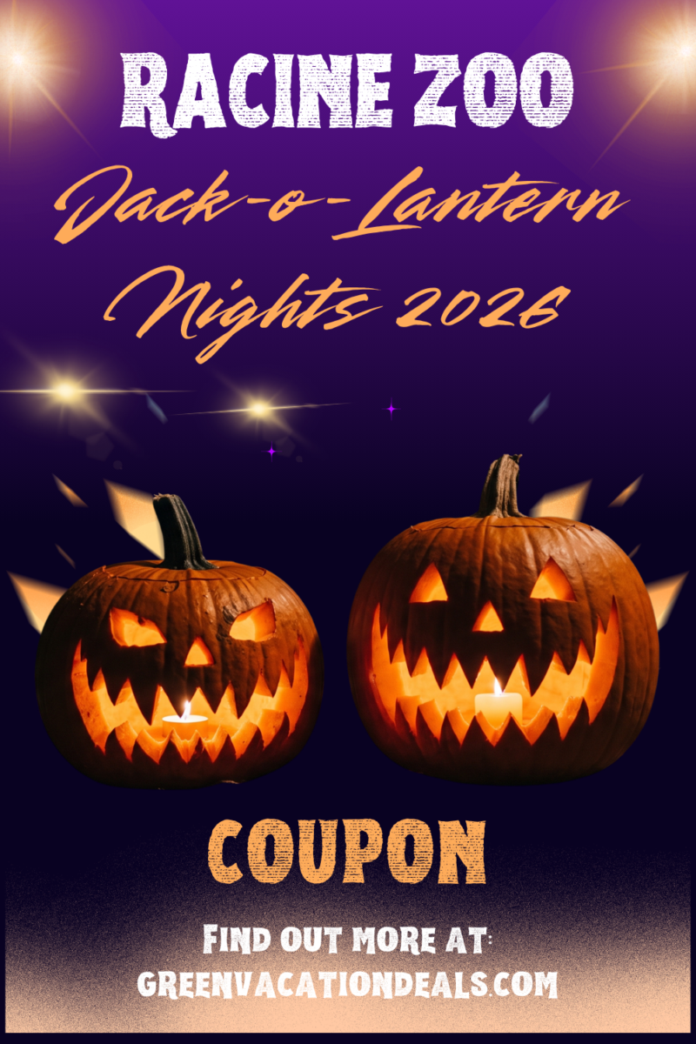 Racine Zoo JAck o Lantern Nights 2026 Coupon Code