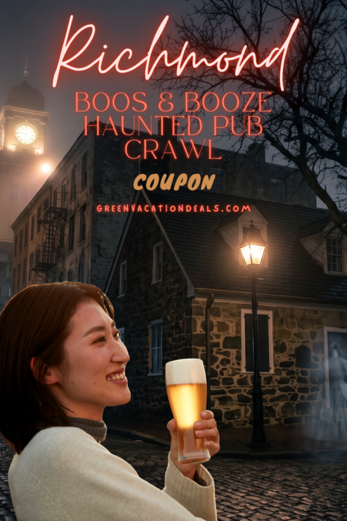Richmond Boos Booze Haunted Pub Crawl Coupon Richmond Ghosts Boos & Booze Haunted Pub Crawl Coupon Code