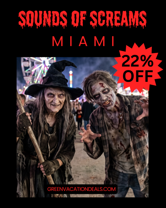 Sounds Of Screams Miami Coupon Sounds of Screams Miami Promo Code: 22% Off
