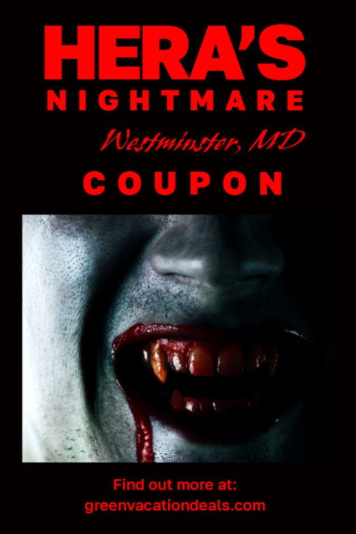 Hera's Nightmare Westminster MD Coupon Code: Save 20%
